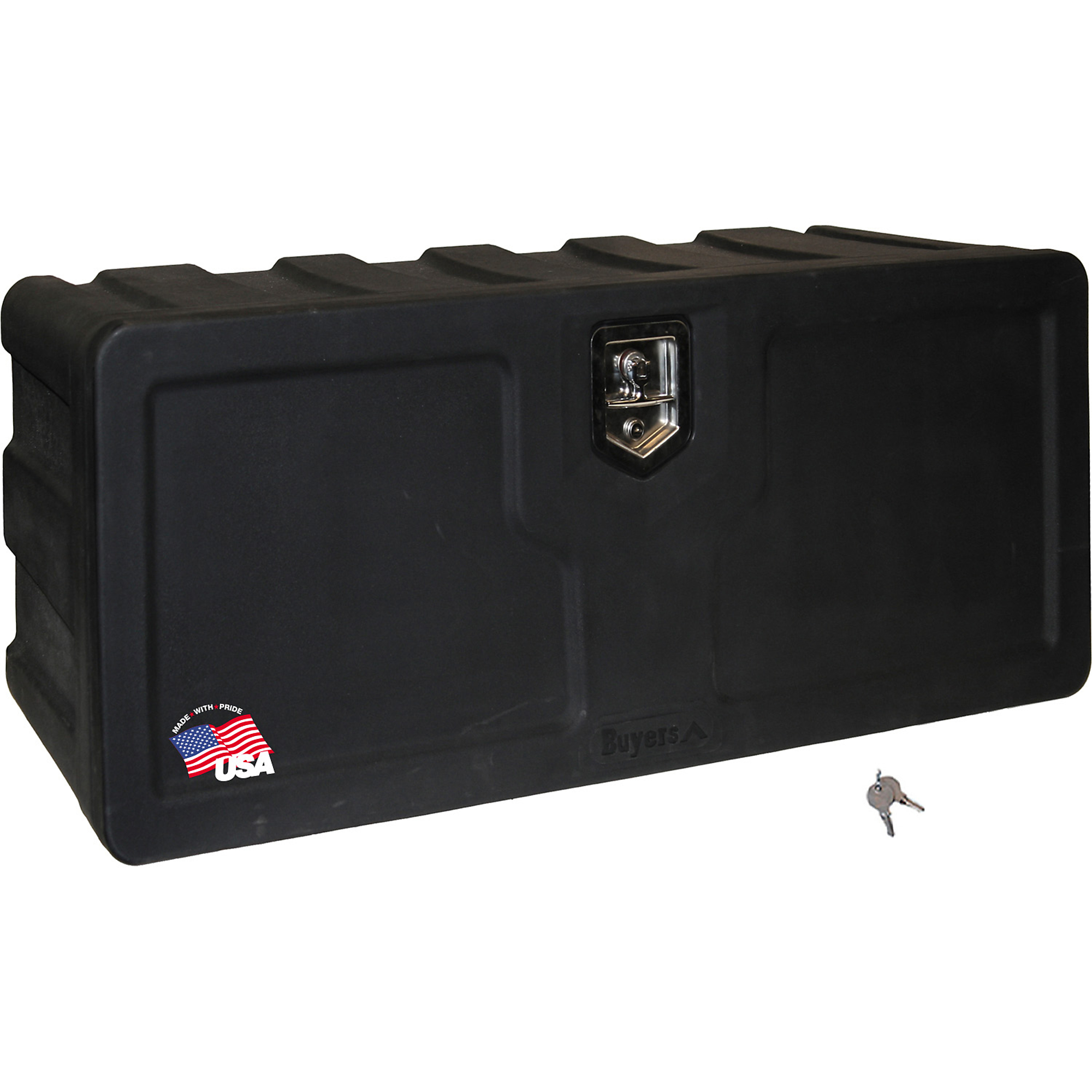 Buyers Products, 18x18x36in. Black Poly Underbody Truck Box, Width 36 in, Material Polyethylene, Color Finish Matte Black, Model# 1717105